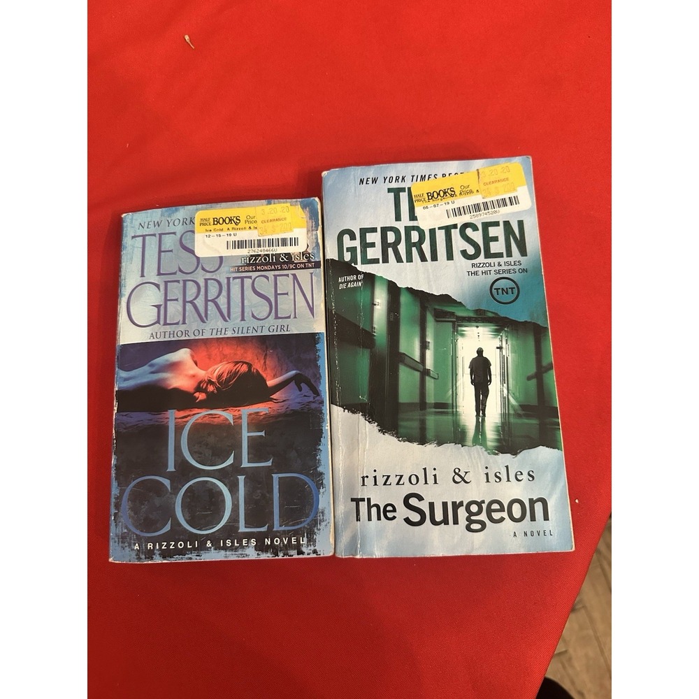 Tess Gerritsen Rizzoli & Isles Series Paperback Novels Set Of 2